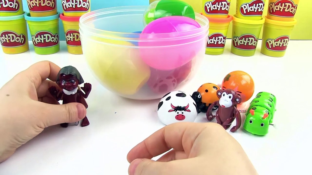 DEV SÜRPRİZ YUMURTA OYUN HAMURU | Nazar Boncuğu Sürpriz Yumurtası | Kurmalı Oyuncaklar