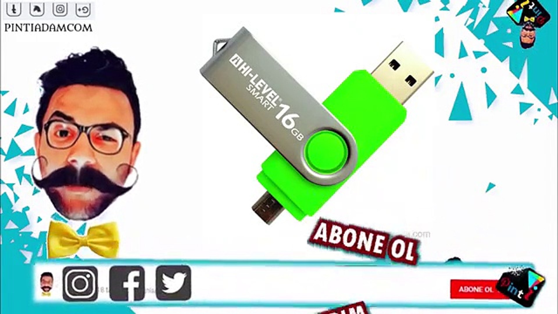 A101 HI-LEVEL SMART USB BELLEK MICRO SD KART 16 GB-32 GB DETAYLI ILK BAKIS-  PINTI AKTUEL INCELEME - - Dailymotion Video