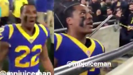 Marcus Peters Leaves Sideline And Goes OFF On SMACK Talking Fan