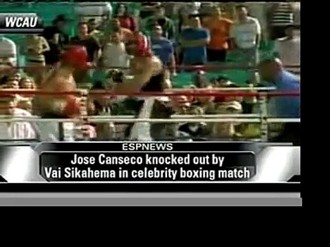 Vai Sikahema Knocking out Jose Canseco
