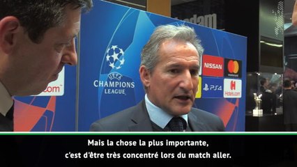 8es - Begiristain : "Être concentré lors du match aller"
