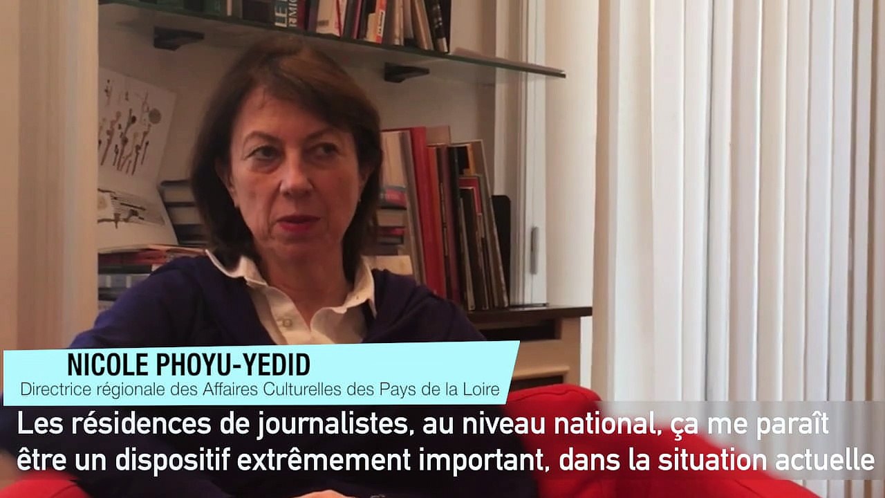 Présentation du dispositif des résidences de journaliste en Pays de la Loire initié par la DRAC