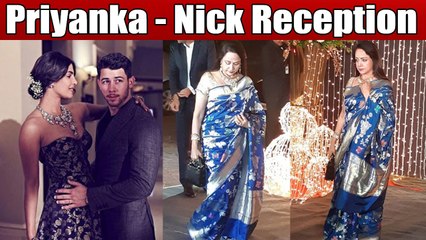 Priyanka Nick Reception : Hema Malini's Royal Look At Reception Party | Boldsky