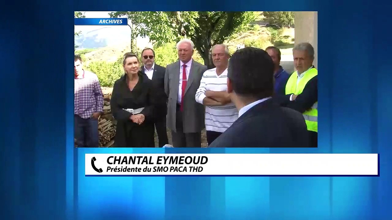 Alpes du sud: Chantal Eyméoud , Presidente de THD PACA revient sur le dossier de la fibre optique