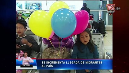 Masiva llegada de ecuatorianos por fiestas
