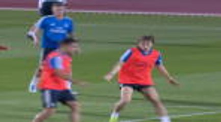 Real Madrid train ahead of Club World Cup semi-final