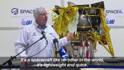 Israeli spacecraft gets special passenger before moon journey