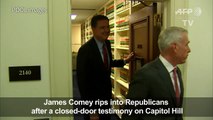 Ex-FBI director Comey rips into Republicans over Trump's lies