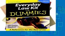 Reading Online Everyday Law Kit for Dummies (For Dummies (Lifestyles Paperback)) Full access