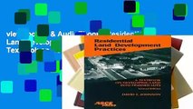 viewEbooks & AudioEbooks Residential Land Development Practices: A Textbook on Developing Land