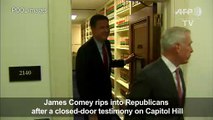 Ex-FBI director Comey rips into Republicans over Trump's lies