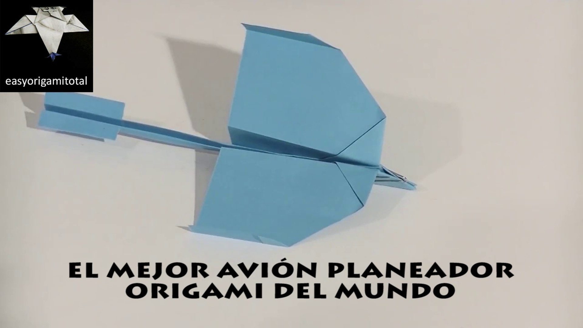 el mejor avión planeador origami del mundo - video Dailymotion