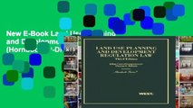 New E-Book Land Use Planning and Development Regulation Law (Hornbook) P-DF Reading