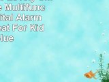 Zonman New Lovely Smart Snooze Multifunctional Digital Alarm Clock Great For Kids Blue