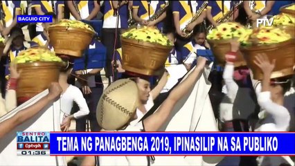 Tema ng Panagbenga 2019, ipinasilip sa publiko