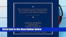 Get Trial Planning and Control of Land Development: Cases and Materials Unlimited