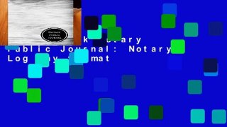 Best E-book Notary Public Journal: Notary Log any format