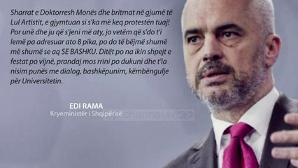 Rama: Mona dhe Luli morën peng protestën - Top Channel Albania - News - Lajme