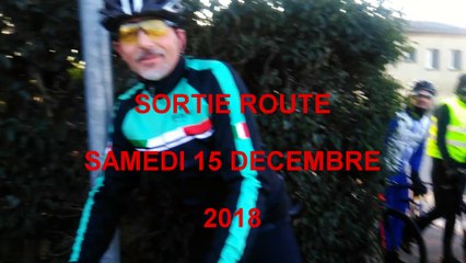 sortie route 15 decembre 2018
