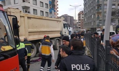 Hafriyat kamyonu dehşeti