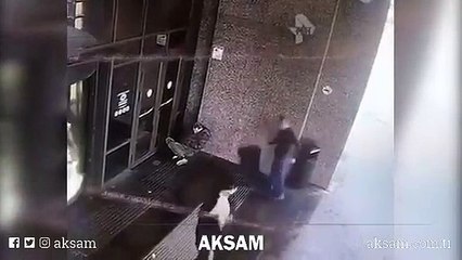 Dövmek istediği kadın boksör çıkınca hayatının dayağını yedi