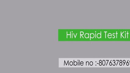 HIV Rapid Test Kit