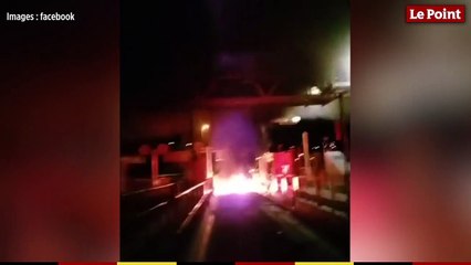 "Gilets jaunes" - Var : nouvel incendie de péage à Bandol