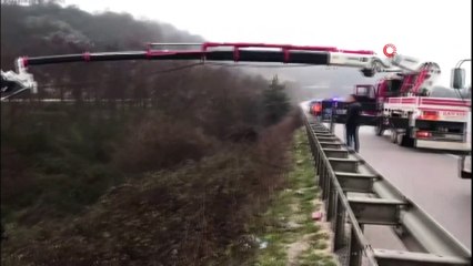 Servis minibüsü şarampole uçtu: 9 yaralı