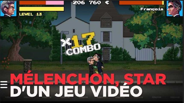 Jean-Luc Mélenchon, star du jeu vidéo Fiscal Kombat