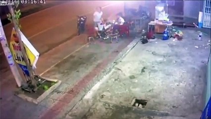Bus mows-down late-night gathering