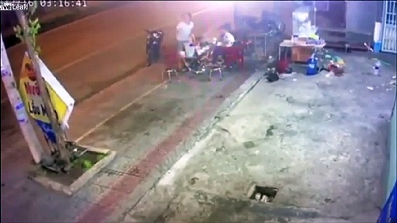 Bus mows-down late-night gathering