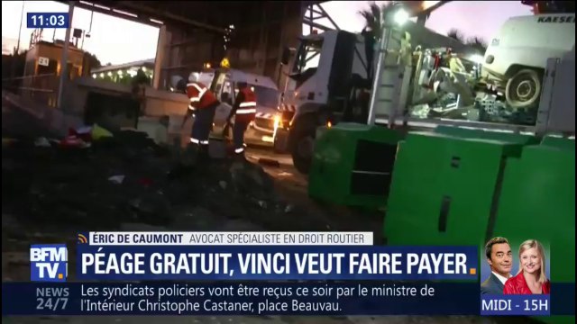 Péages gratuits: les sociétés d'autoroute peuvent-elles réclamer aux usagers qui en ont bénéficié de payer?
