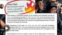 Honda Malaysia suspends employee over insensitive FB comment