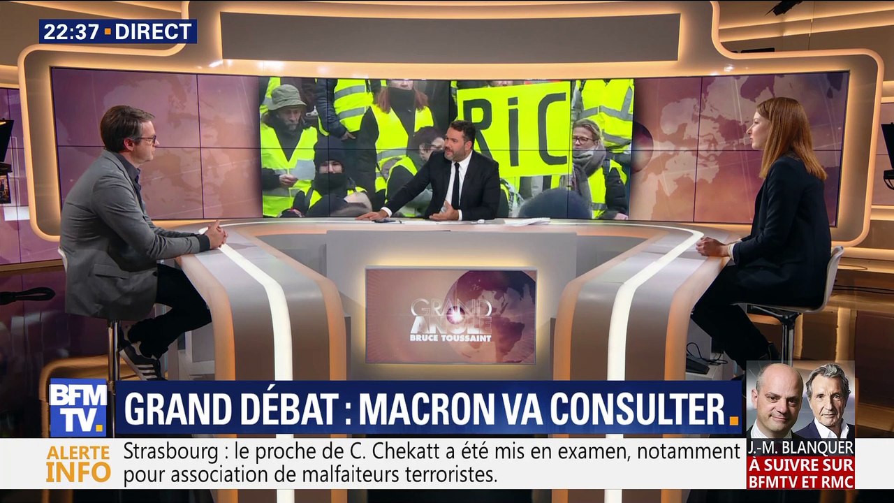 Grand débat: Macron va consulter