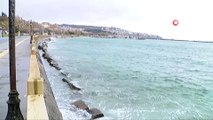 Marmara’da deniz ulaşımına fırtına engeli