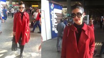 Raveena Tandon gives Winter Fashion goals in Red Long Coat | Boldsky