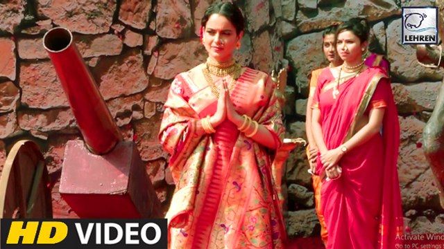 Kangana Ranaut's Grand Entry As Queen Of Jhansi At Manikarnika Trailer Launch