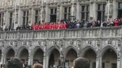 Hockey: la brabançonne sur la Grand-Place de Bruxelles pour le retour des Red Lions