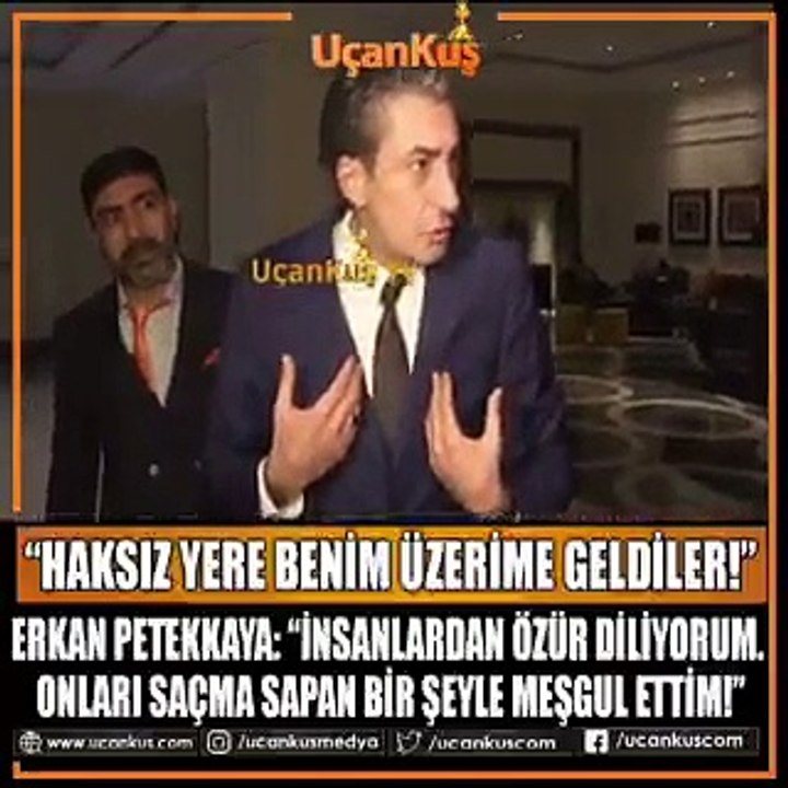 "Alkol yasaklansın" diyen Erkan Petekkaya: Özür dilerim, meşgul ettim