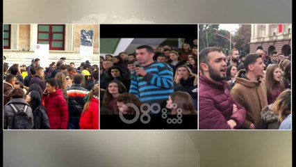 Ora News - "Shikoni, dëgjoni bulevardi plot, protestën e studentëve nuk e ndalni dot"