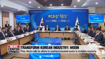 Pres. Moon calls for efforts to transform industrial sector; orders to resolve dirty air, water problems for peoples' health