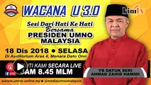 LIVE: Presiden Umno di pentas perbincangan Wacana U3.0