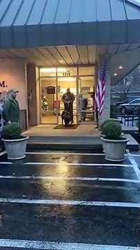 Ce chien policier vient d’être libéré du vétérinaire après avoir reçu 4 balles !