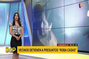 Carabayllo: vecinos capturaron a presuntos ladrones y frustraron robo en vivienda