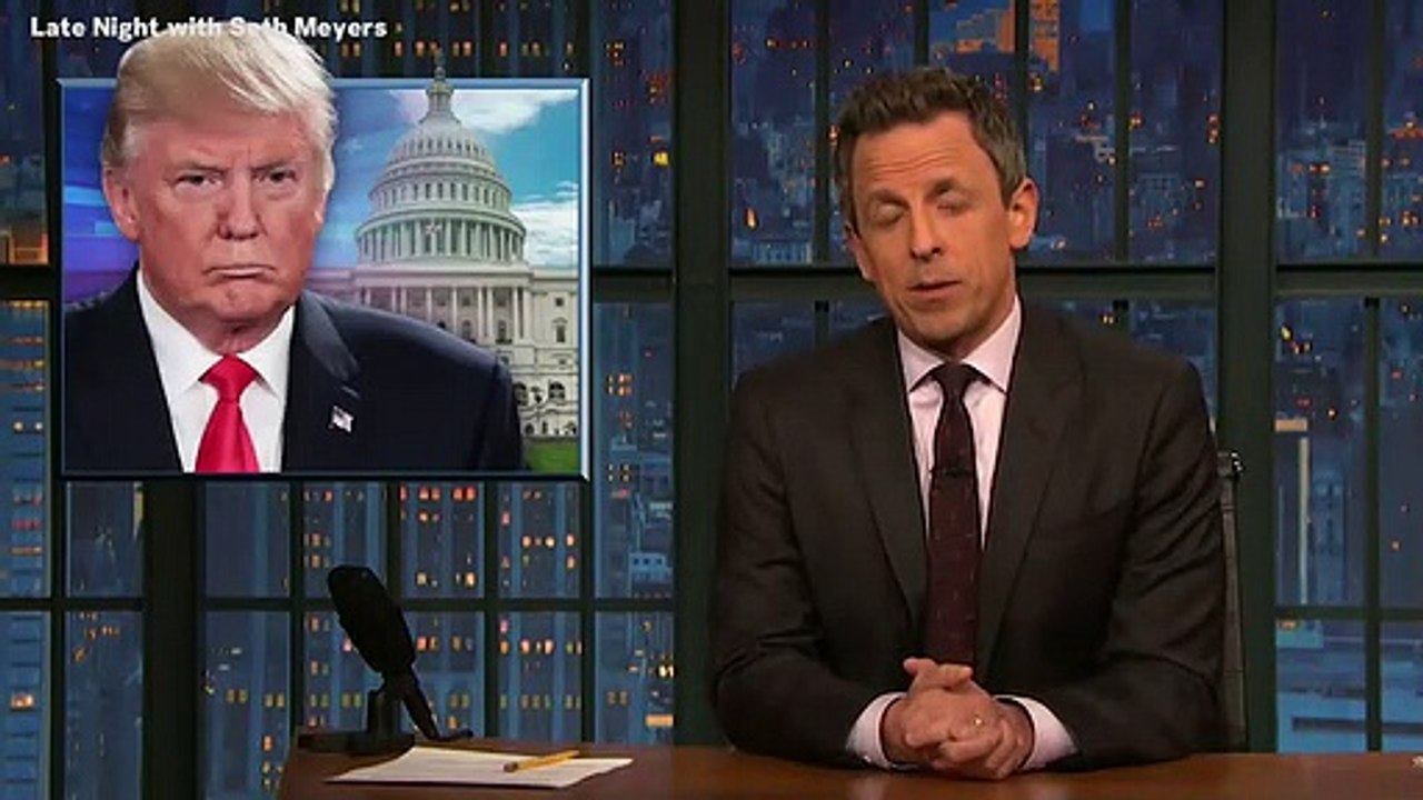 Seth Meyers Says Pelosi Schooled Trump: 'He Looks Like He Had A Panic Attack In A Steam Room'