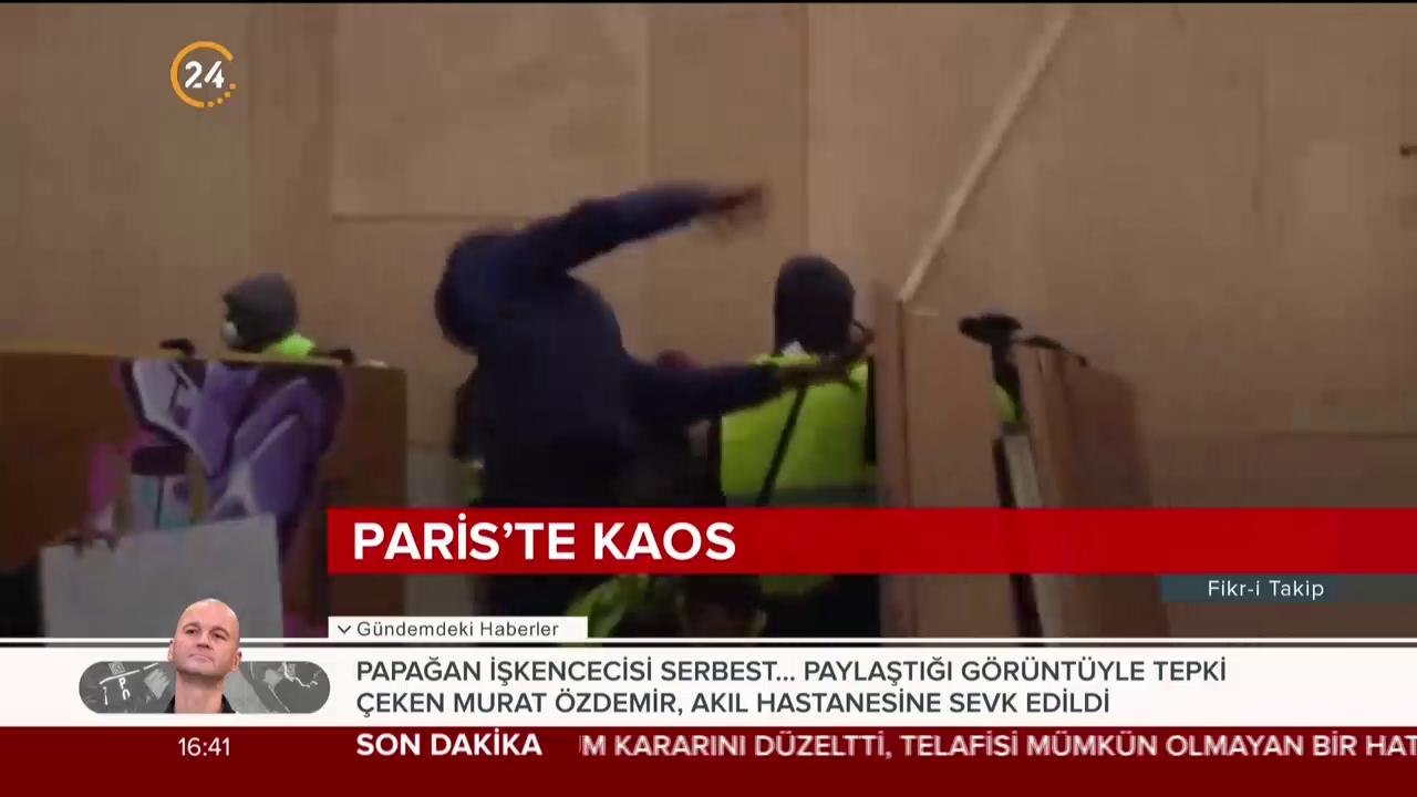 Paris'te kaos