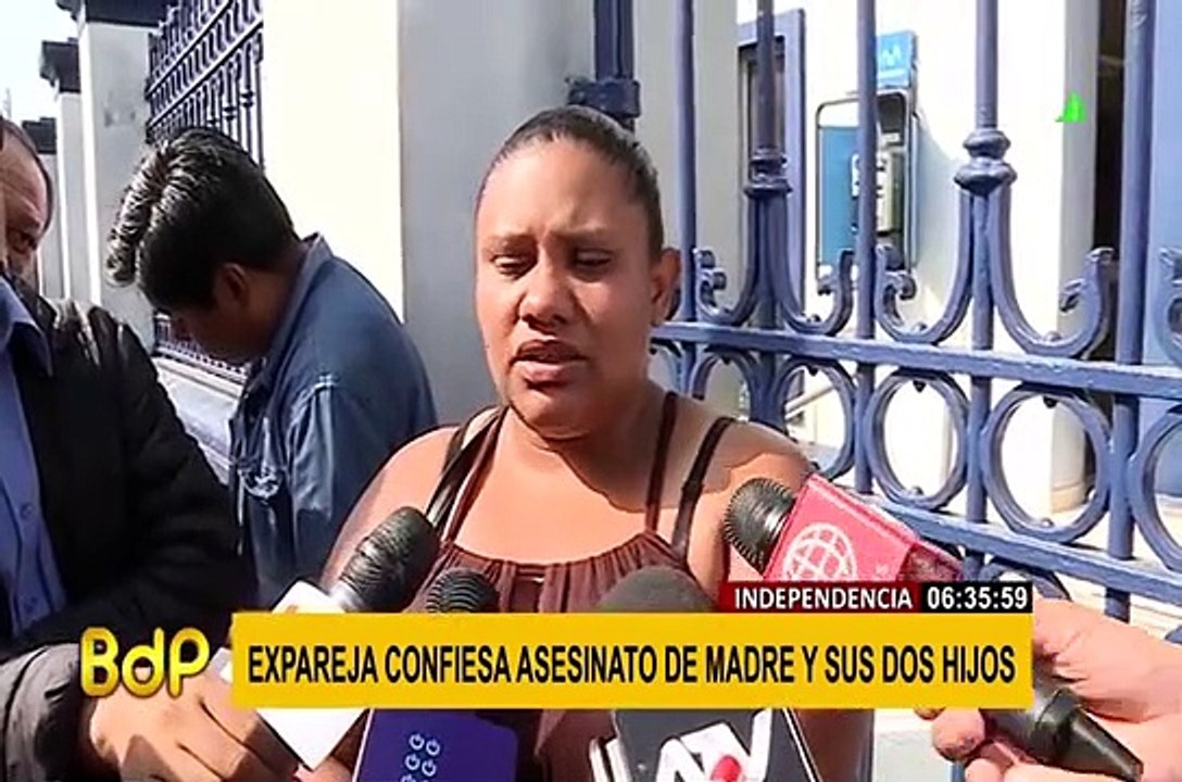 Triple asesinato en Independencia: asesino confeso participó en reconstrucción del crimen