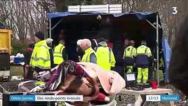 Gilets jaunes : des ronds-points évacués