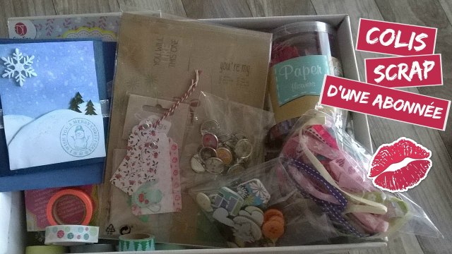 ???? Colis / Swap Scrapbooking d'une abonnée ????????