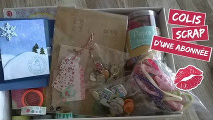 ???? Colis / Swap Scrapbooking d'une abonnée ????????